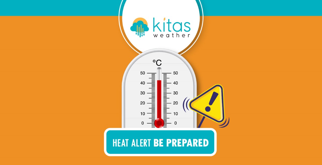 Νέα πορτοκαλί/κίτρινη προειδοποίηση υψηλών θερμοκρασιών από Kitasweather για την Δευτέρα (14/8)